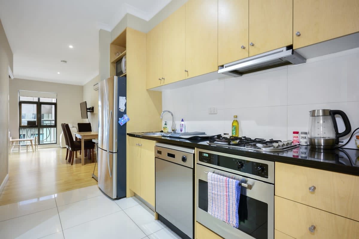 Clean working kitchen