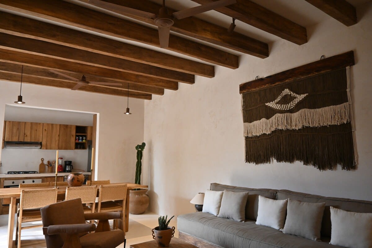 Beautiful living room located on the ground floor.