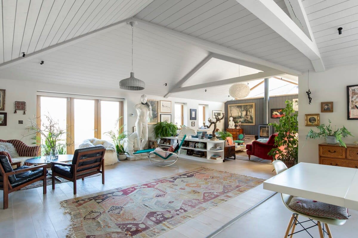 The home is bright, light and spacious.