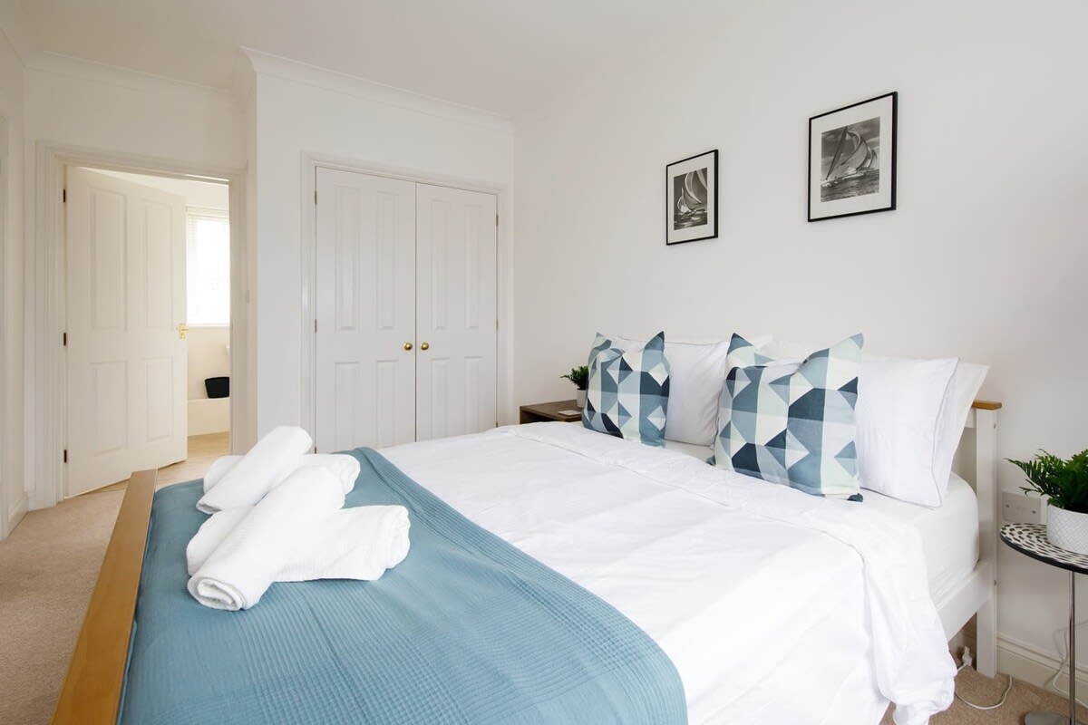 Master bedroom with ensuite shower.