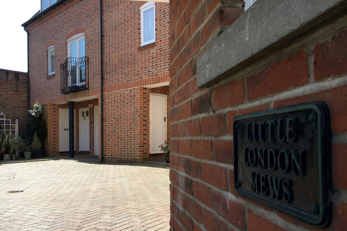 Little London Mews is set around a courtyard, terraced with other similar houses.
