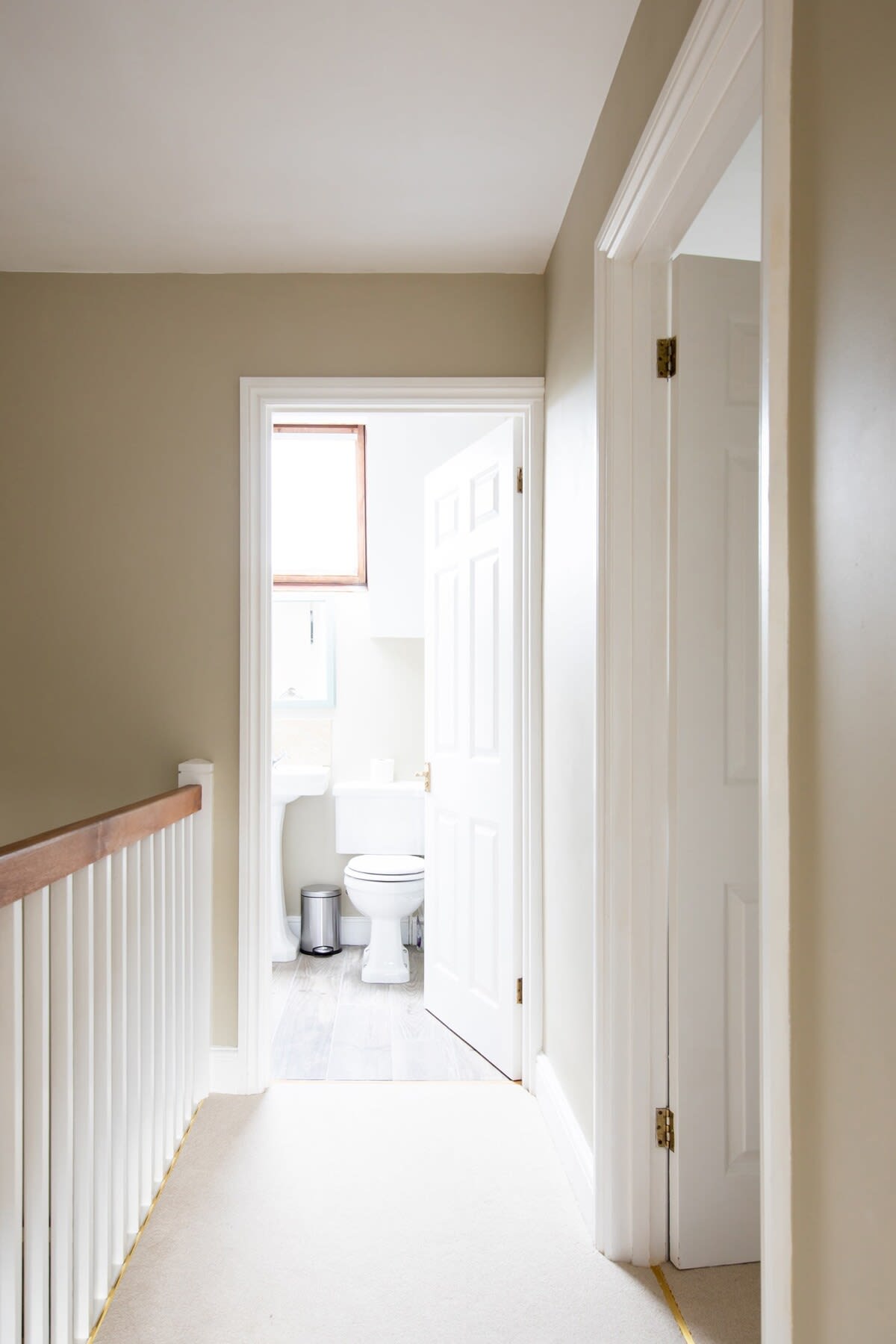 The cottage lets plenty of daylight in.