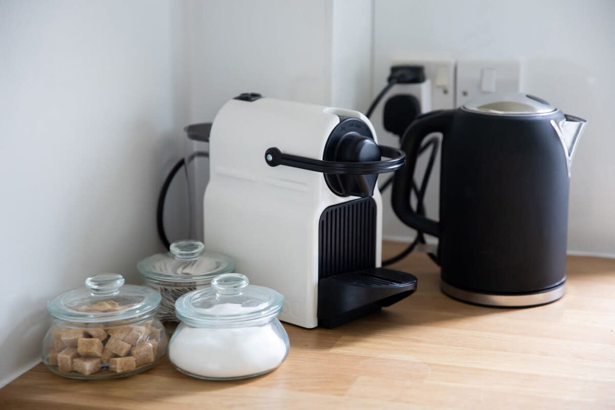 Enjoy a morning coffee.