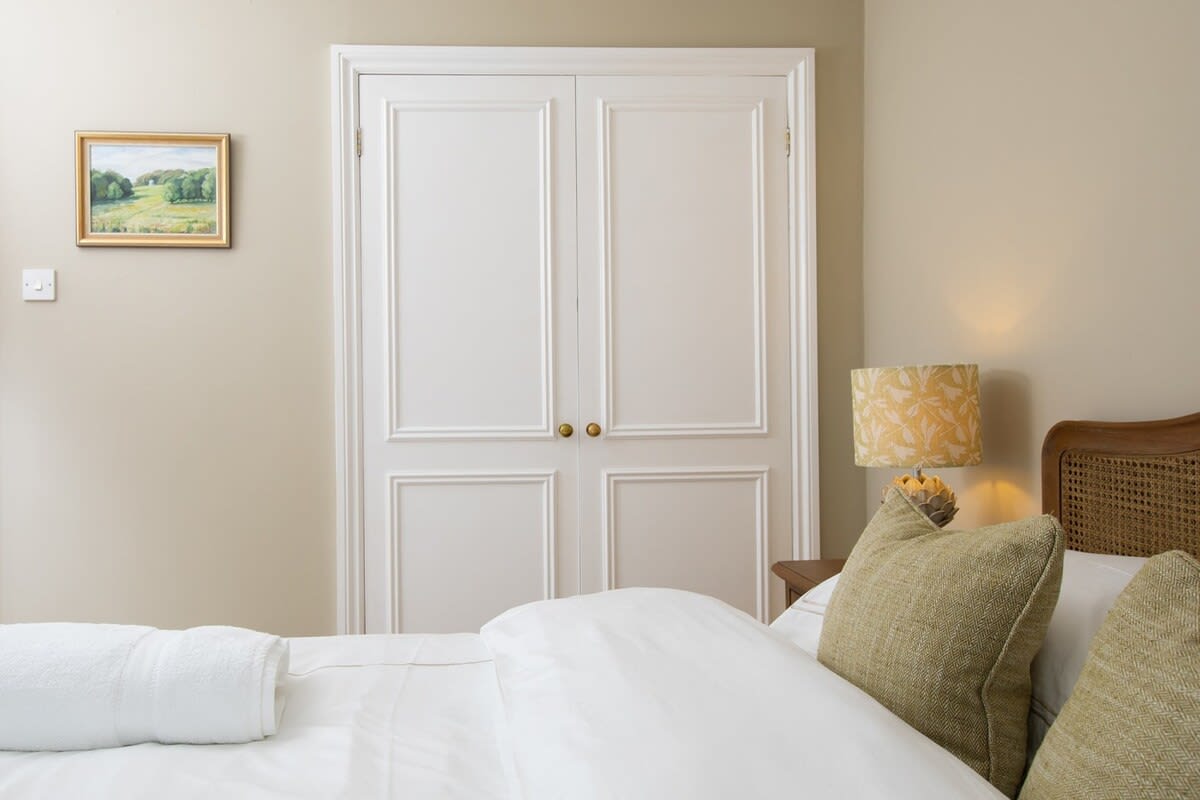 The cottage has plenty of storage space for your belongings.