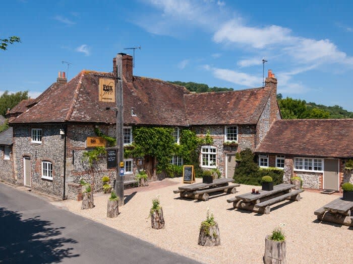 The Fox Goes Free in Charlton is a wonderful country pub with lovely beer garden.