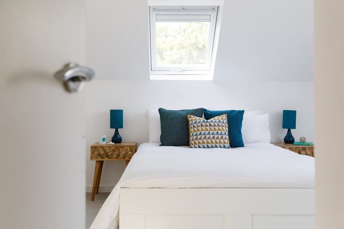 On the first floor, you'll find three double rooms, all light, spacious and inviting.