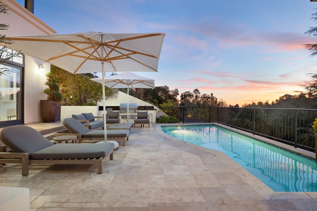 Take in the view and the calm setting while you relax poolside