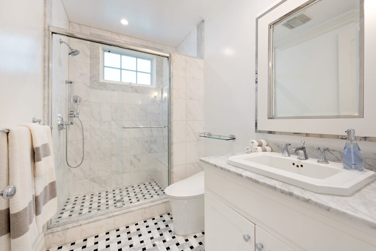 Let the spacious shower in the Guest bathroom leave you feeling refreshed and renewed