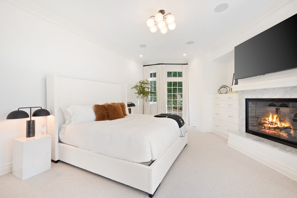 Featuring a grand fireplace to enhance the relaxing atmosphere
