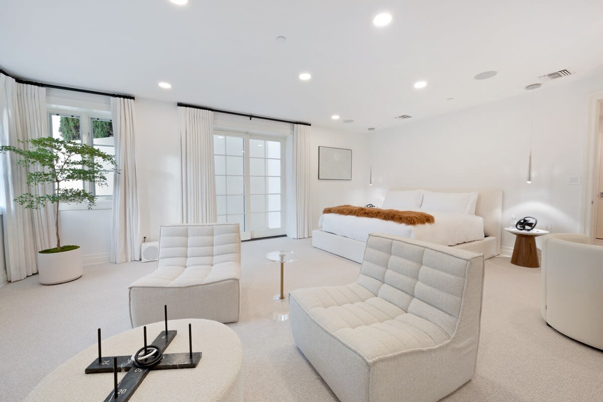 Elegant lounge nook in the Master bedroom