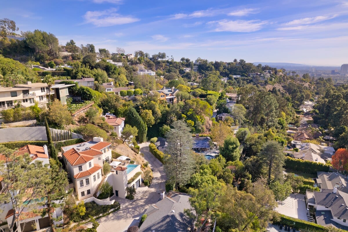 Bird's eye view of the stunning Chateau