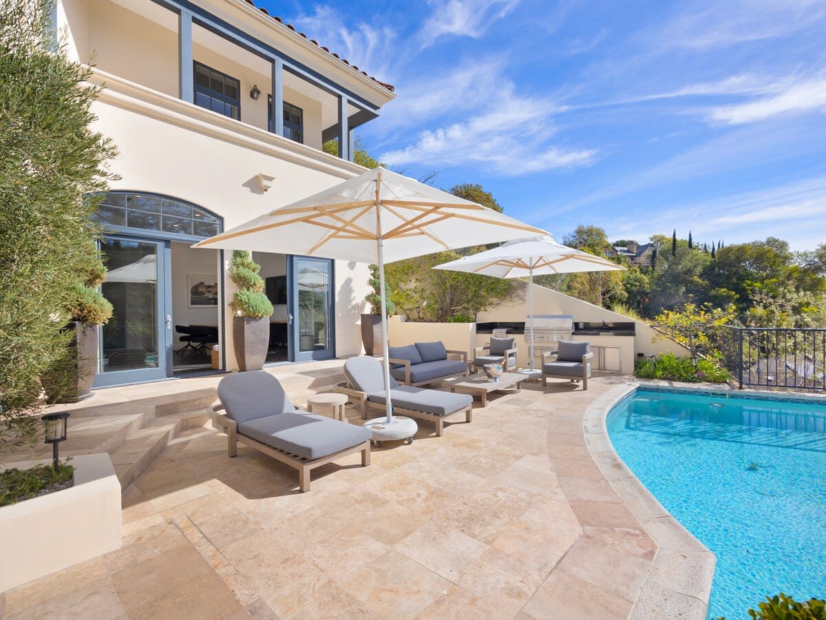 Take in the view and the calm setting while you relax poolside