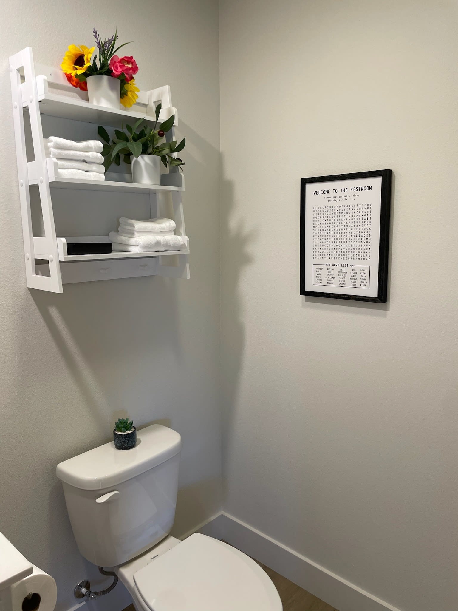 You’ll have towels and all bathroom essentials