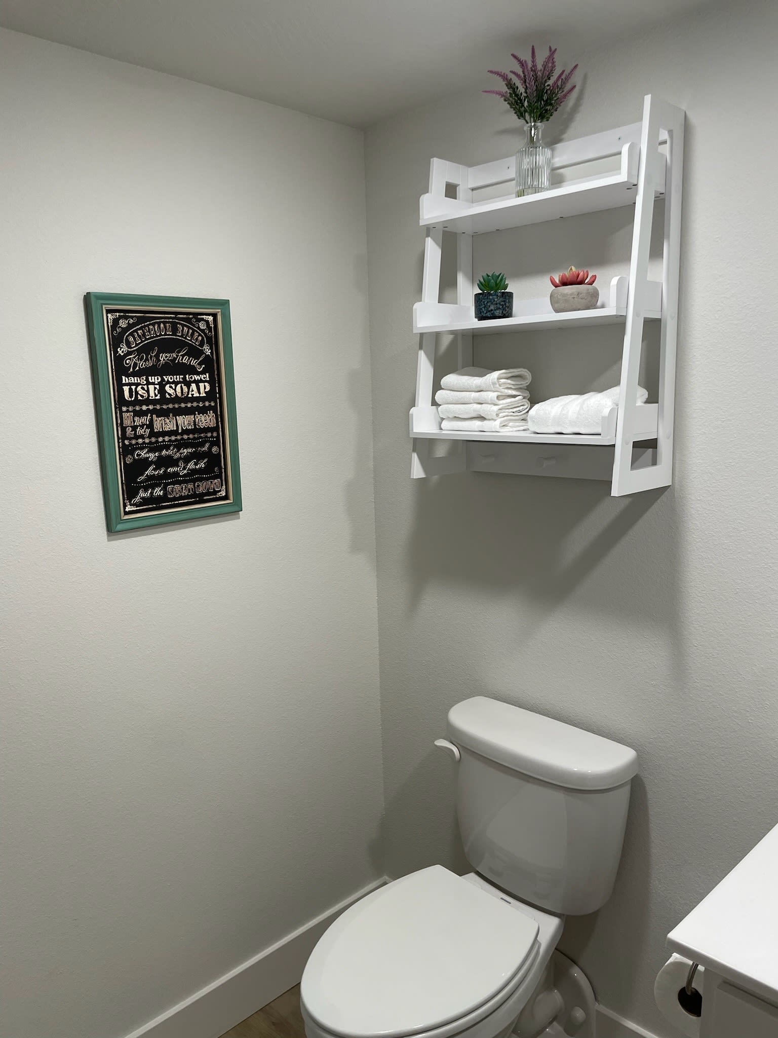 You’ll have towels and all bathroom essentials