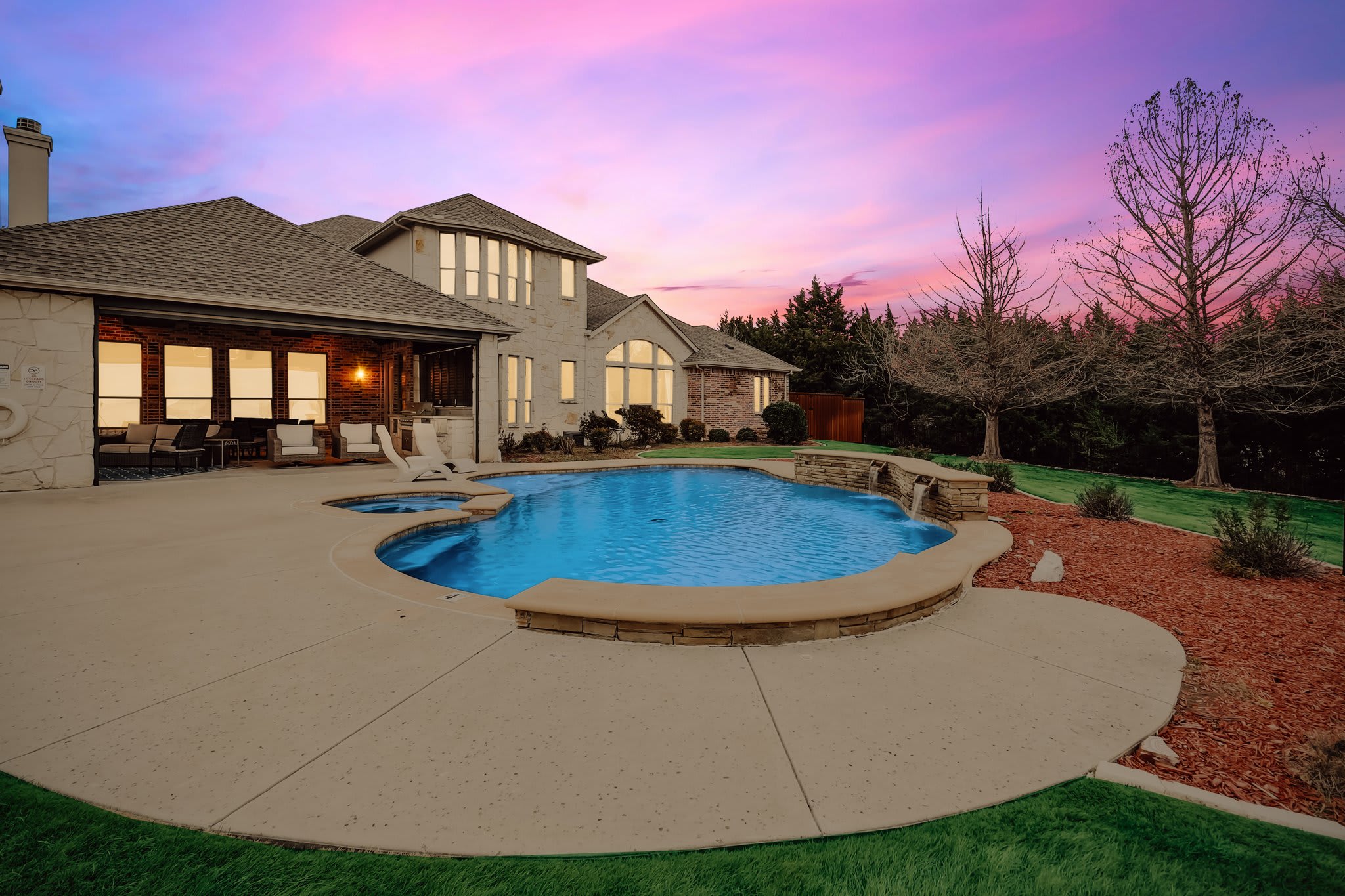 Lakefront Mansion with Pool and Cinema — Rowlett, TX — vacation rental