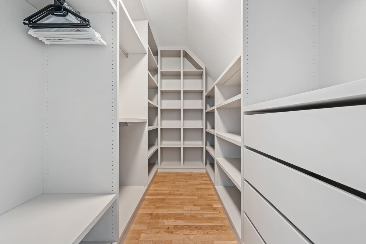 Ample closet space to keep your belongings organized and accessible.