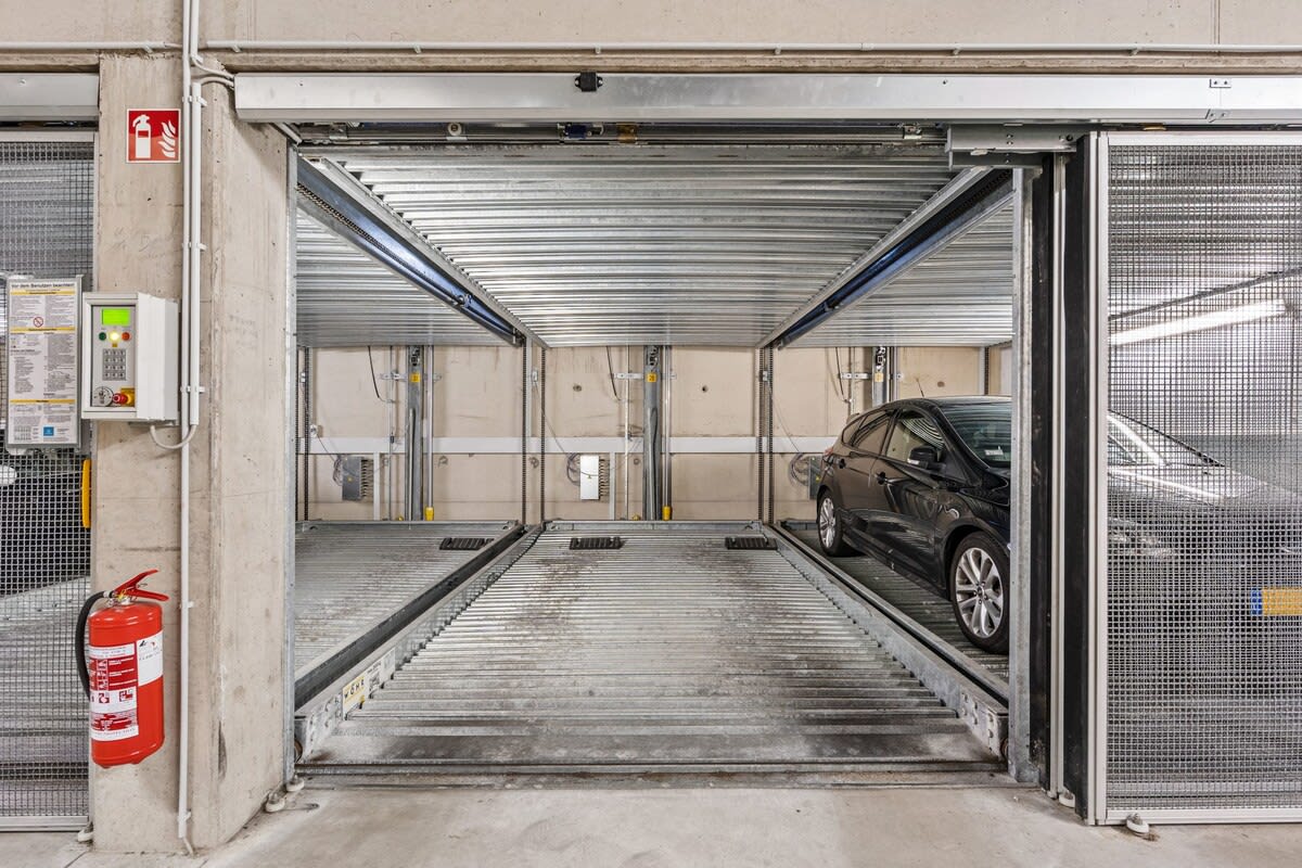 Secure and spacious parking garage available, ensuring your vehicle is safe and accessible throughout your stay.