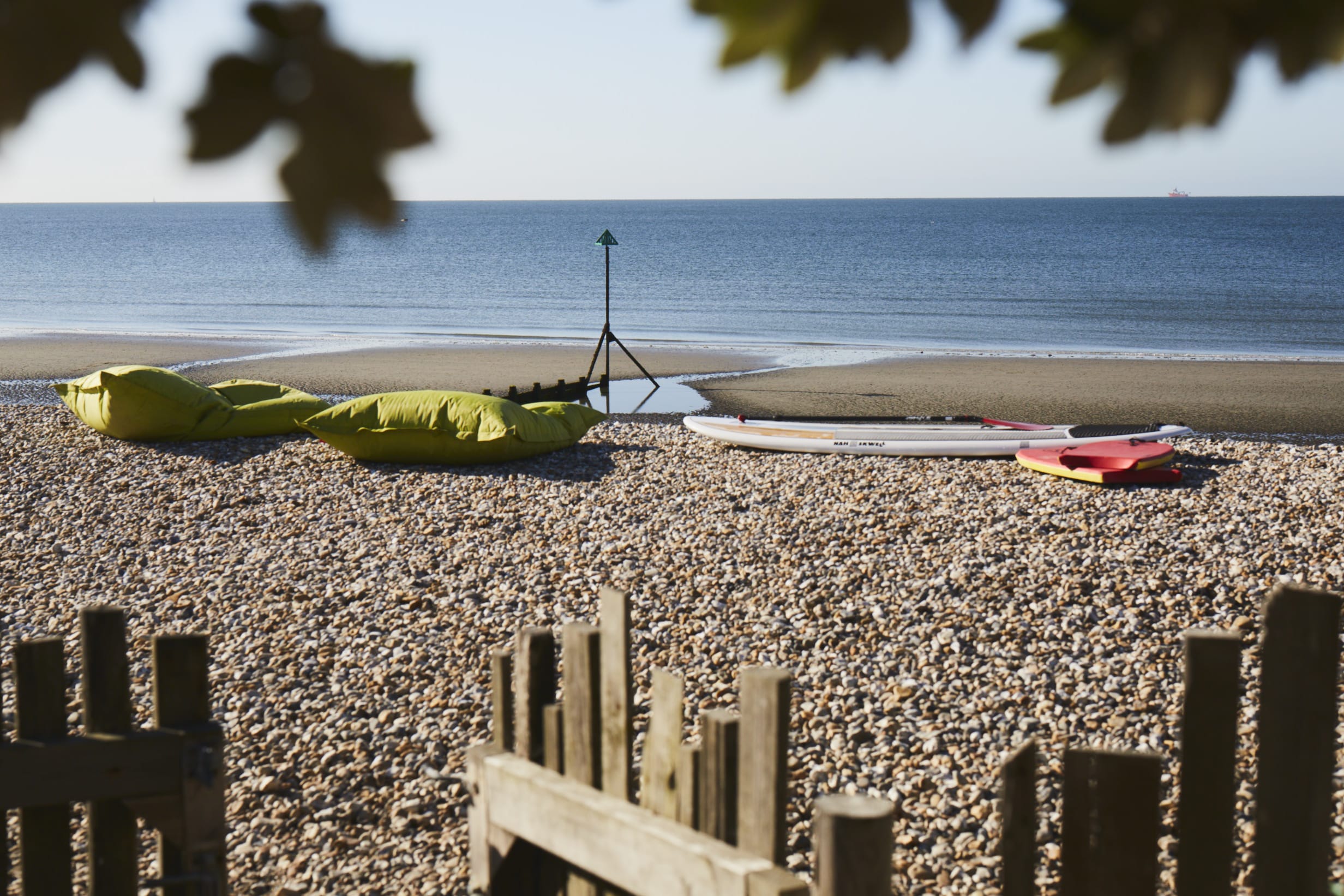 Head straight out onto the beach from the the house anytime of the day..