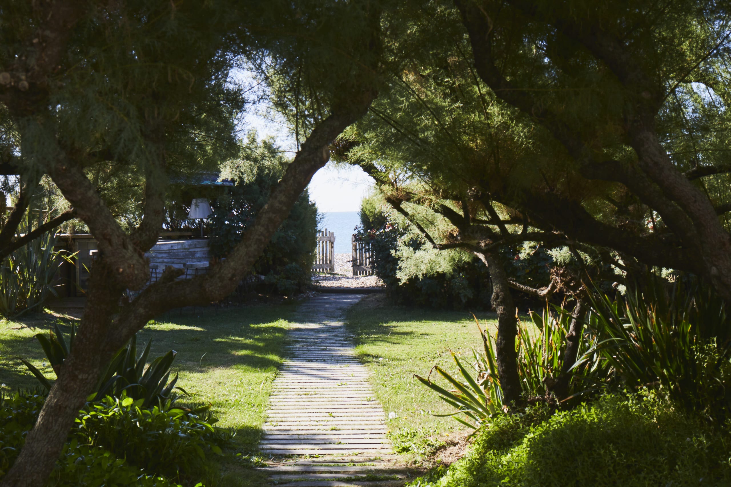 Head down to the beach anytime of the day, with direct access from the garden.