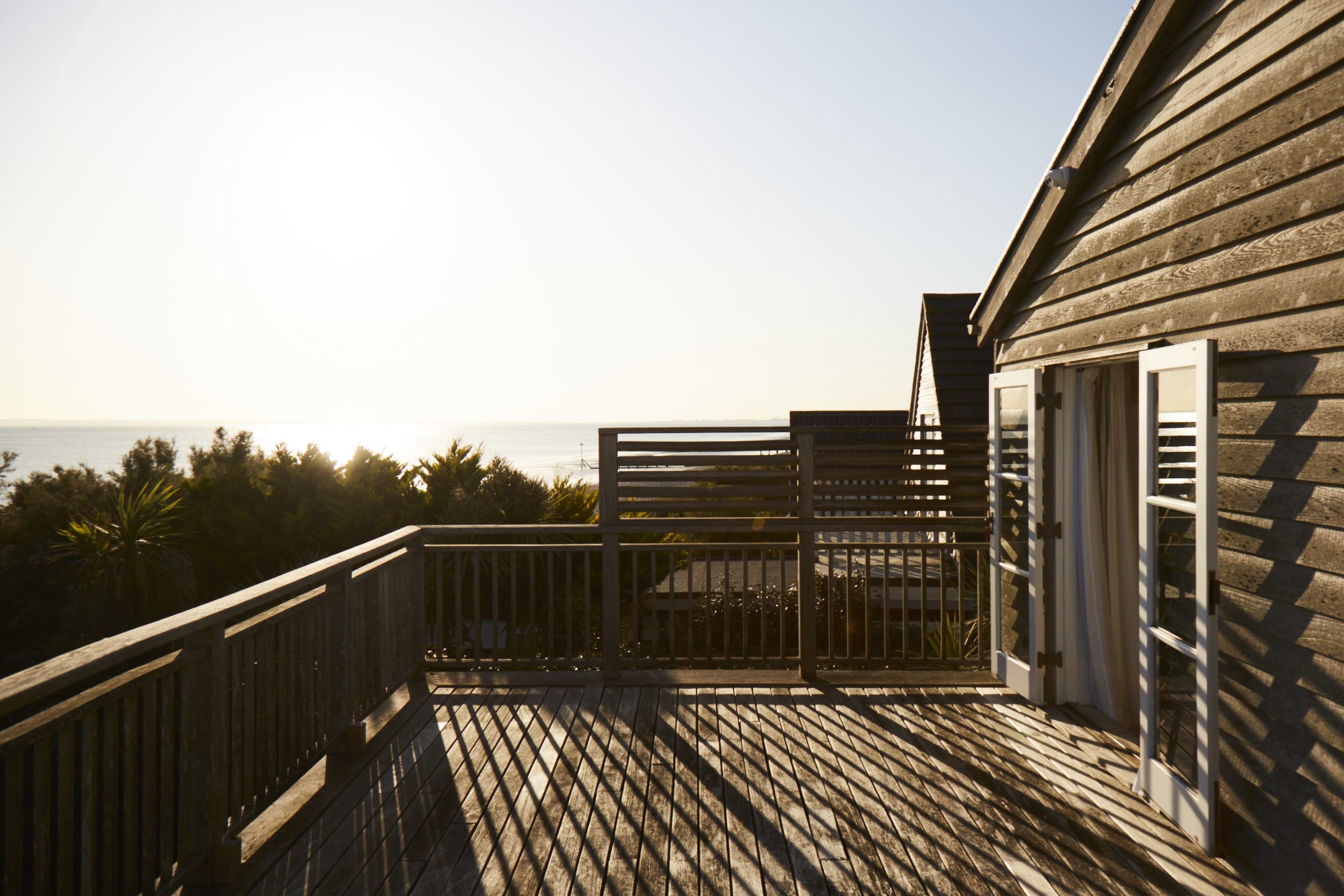 The huge rear balcony offers a unique place to relax, sunbathe, practice yoga or simply take in the ocean views.