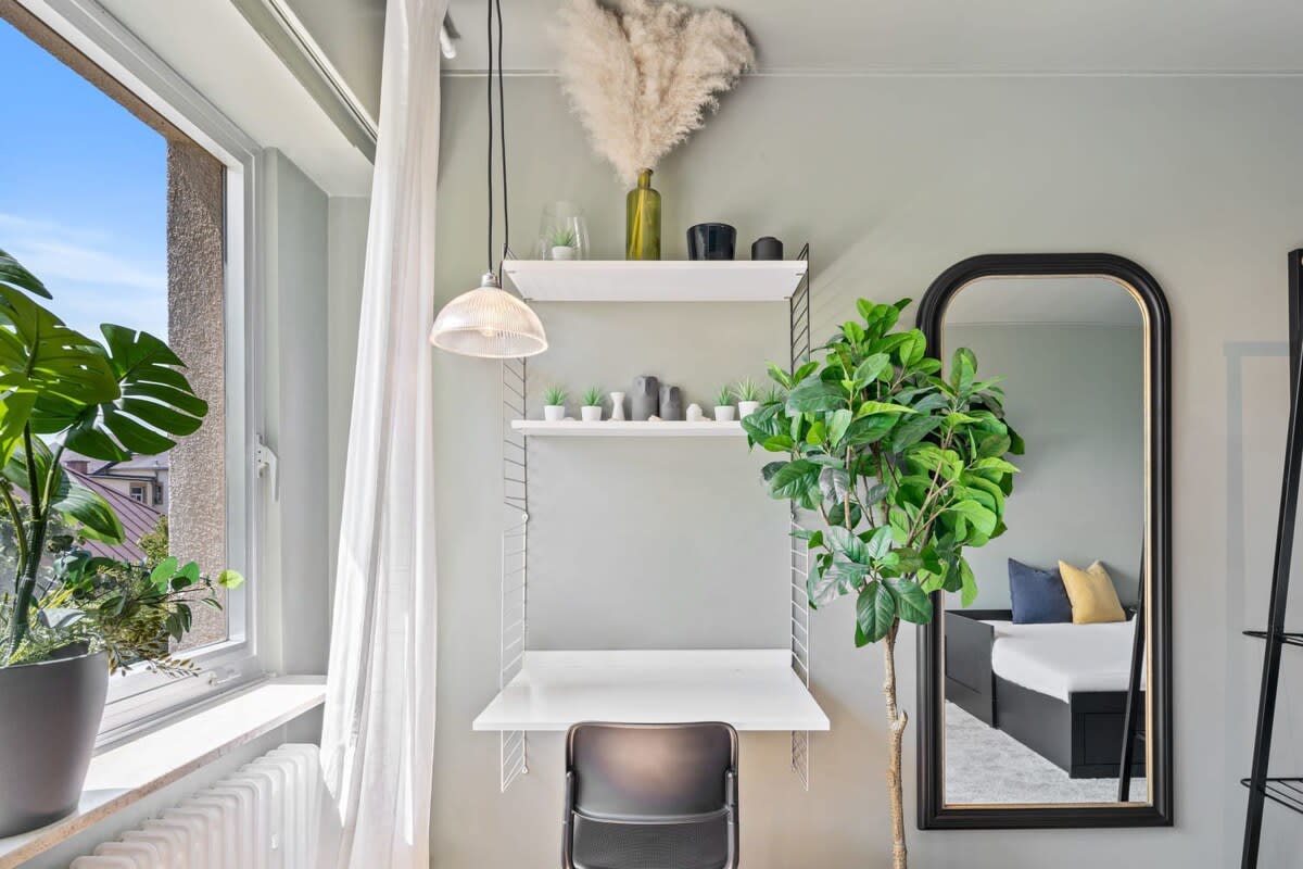 Bask in the daylight by the window side, your cozy nook awaits.