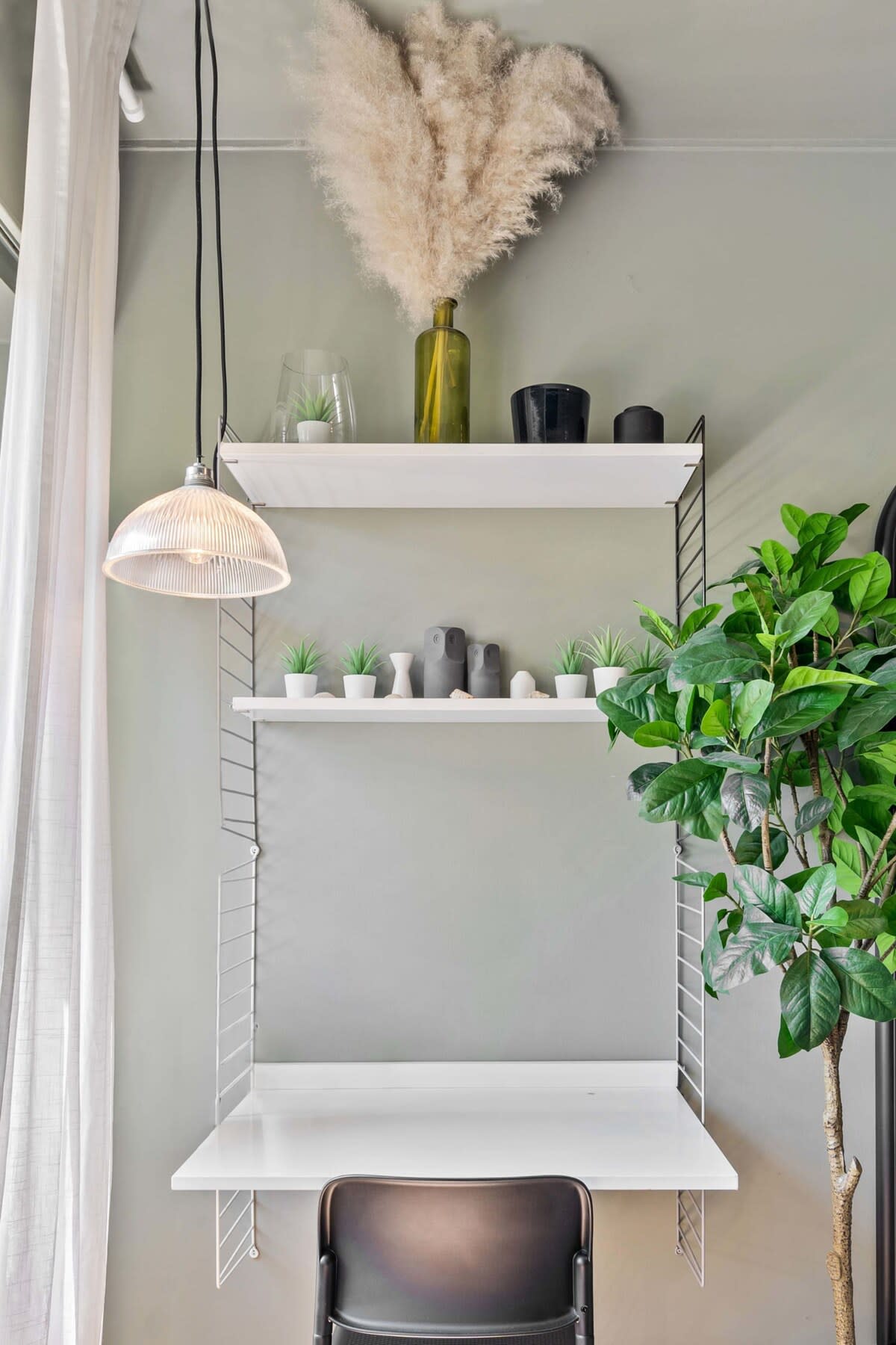 Charming corner with lush greenery for your serene moments.