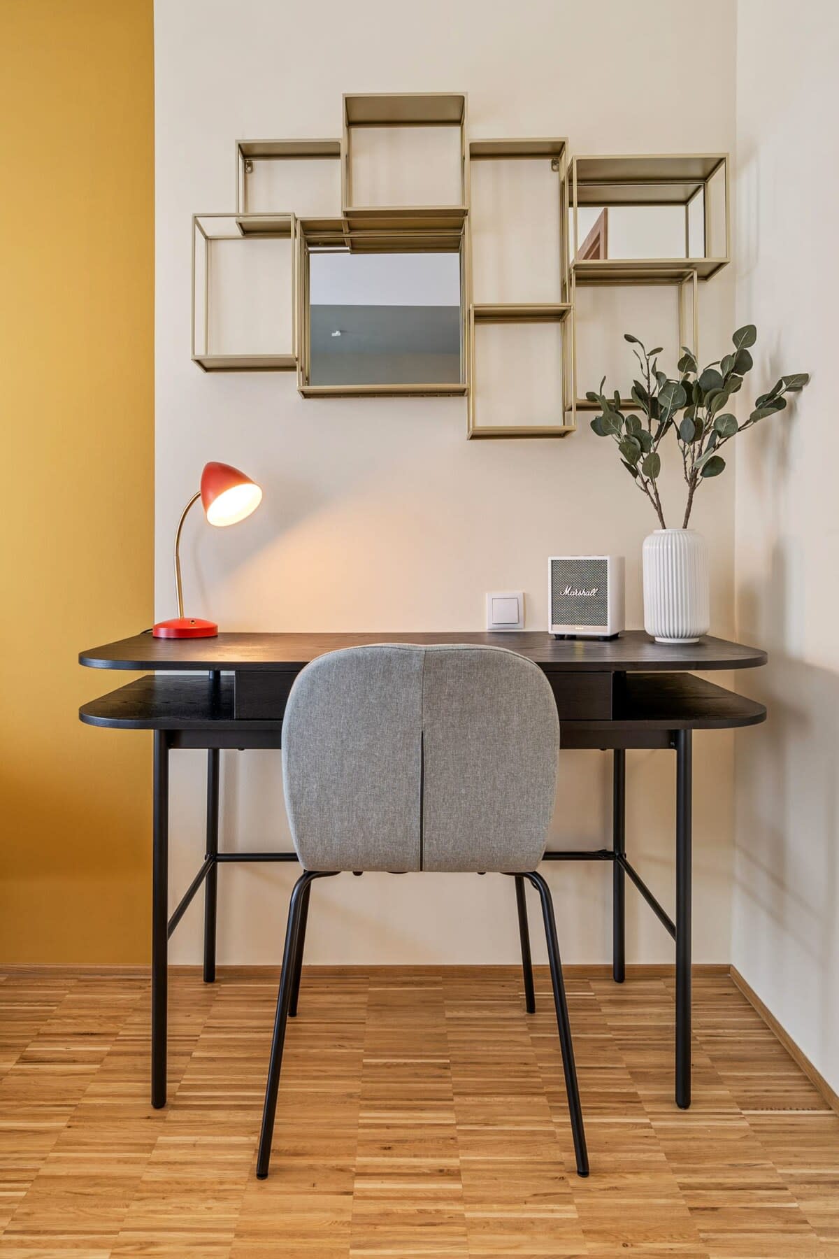 Craft your next masterpiece at our stylish work desk.