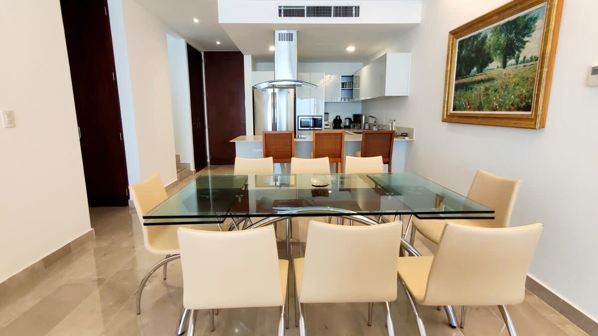 Penthouse 1BR, direct pool access, Bathtub by Happy Address. — Playa del Carmen, Quintana Roo — vacation rental