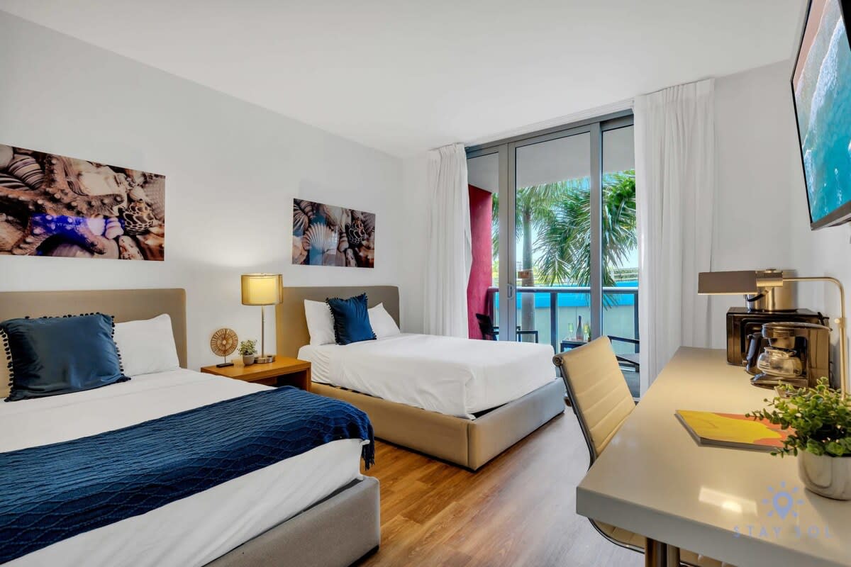 Modern Resort –  Apartment w/Balcony| Pool+ Gym — Hallandale Beach, FL — vacation rental