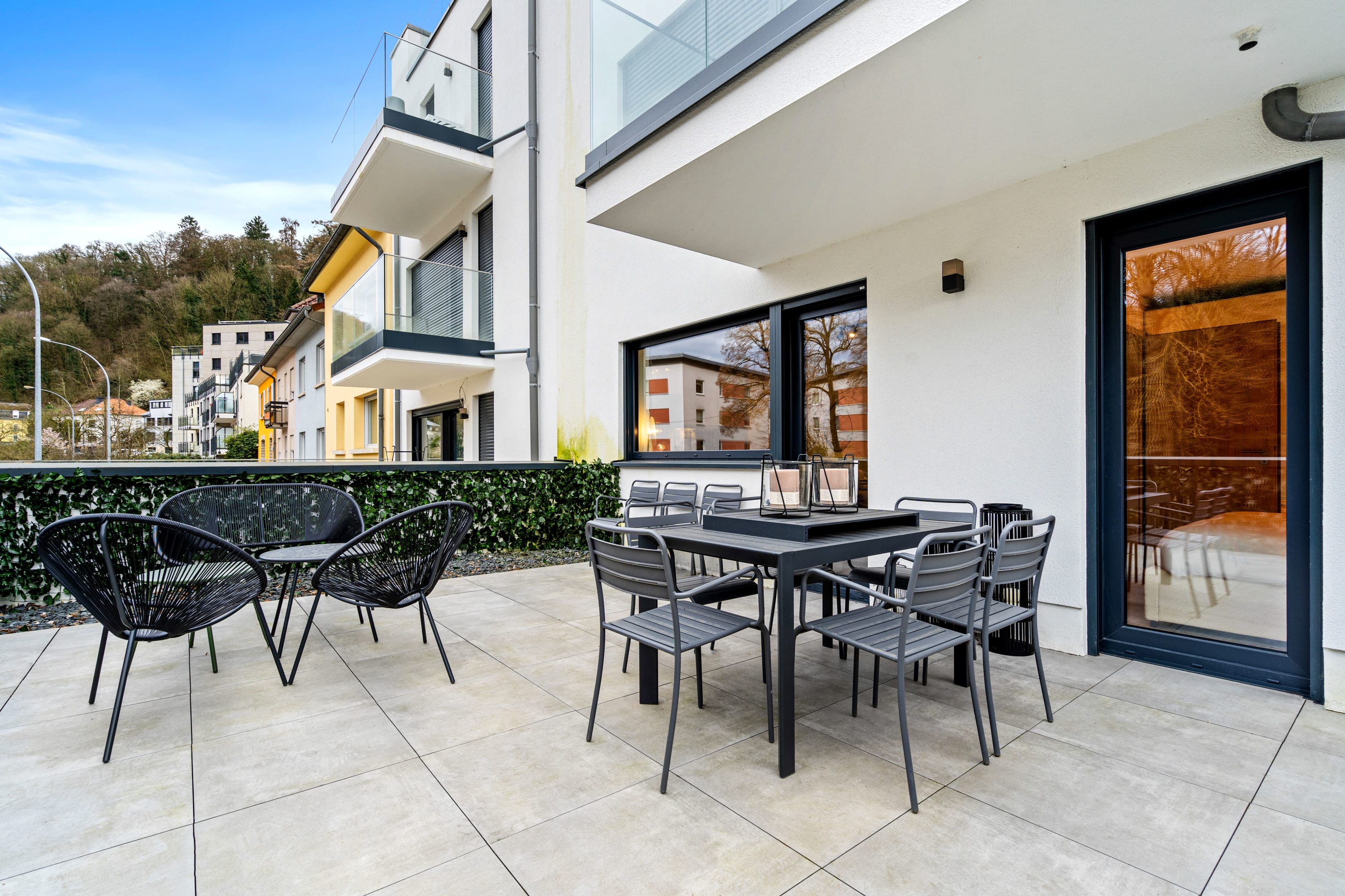 Your private outdoor haven for relaxation.