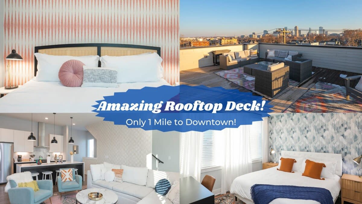 1 Mile to Downtown 4BR w/Rooftop — Nashville, TN — vacation rental