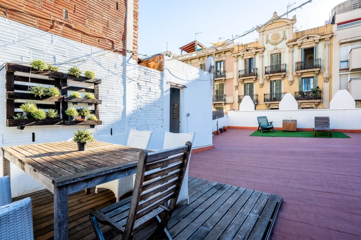 Private terrace Attico 3BD in Gran de Gracia — Barcelona, Catalunya — vacation rental