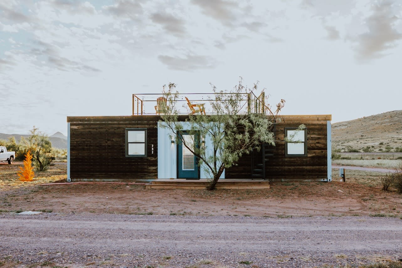 New! Moonlight Ridge-Shipping Container Home — Alpine, TX — vacation rental