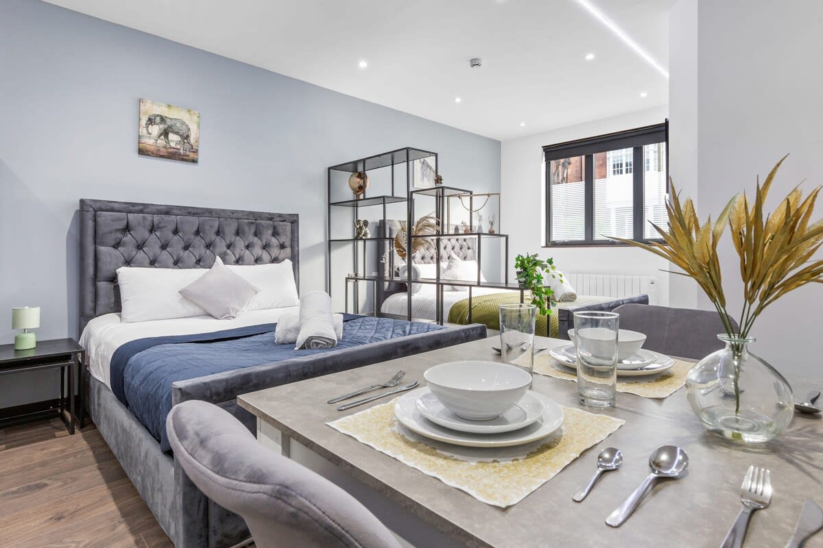 View Serviced Studio Flat near Camden Euston Station Serviced Studio Flat near Camden Euston Station serviced apartment - London - VivreStays