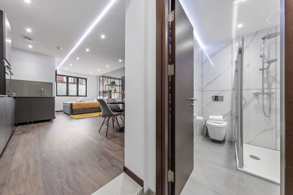 View Luxury Studio Flat Golders Green Central London in 48A Woodstock Road NW11 8ER Luxury Studio Flat Golders Green Central London in 48A Woodstock Road NW11 8ER - Property image 13 - VivreStays