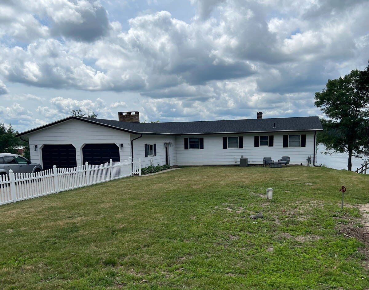 Lakefront cottage with hot tub — Cadillac, MI — vacation rental