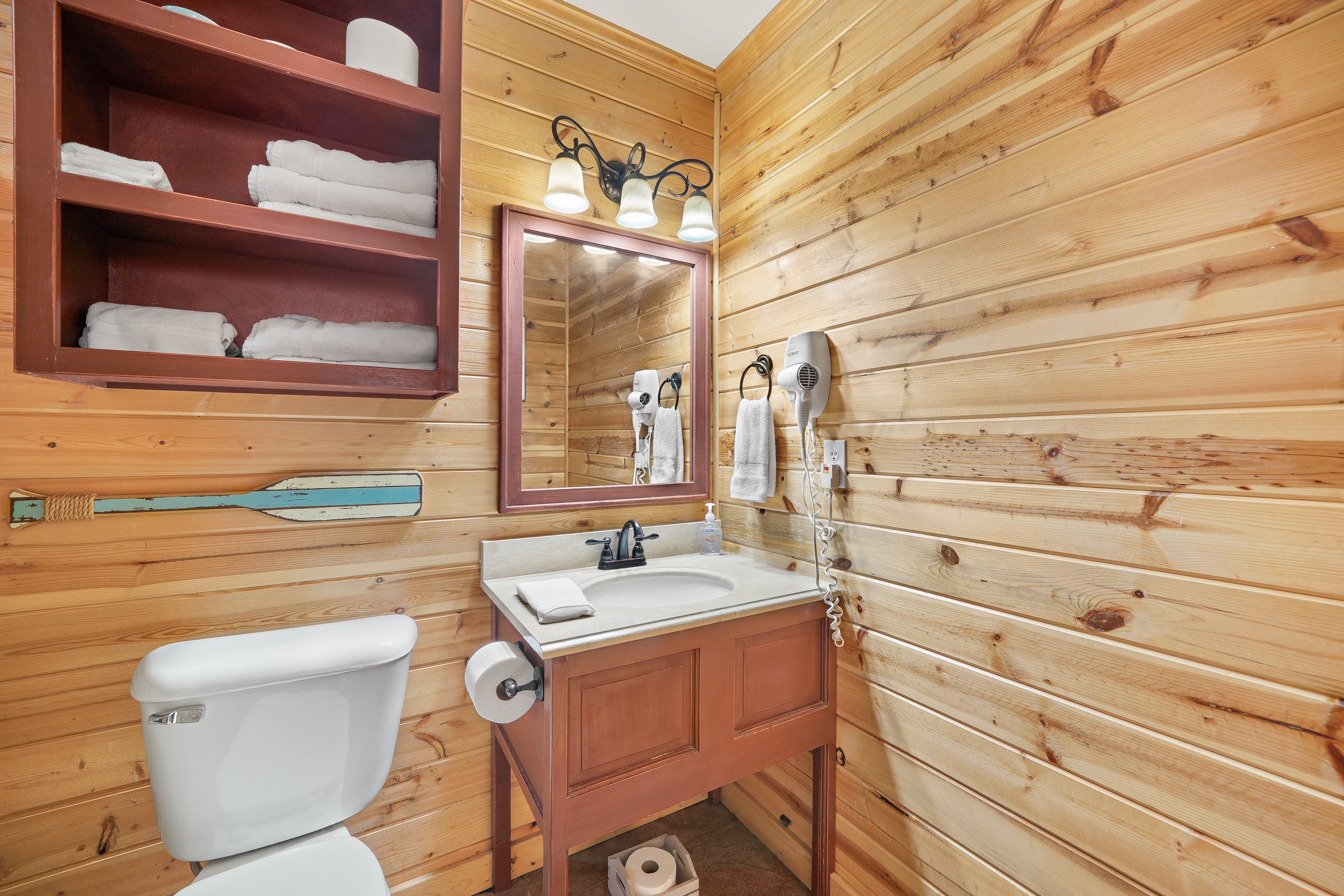 New! Creekside Cabin w/ Spa + Views, Sleeps 12!