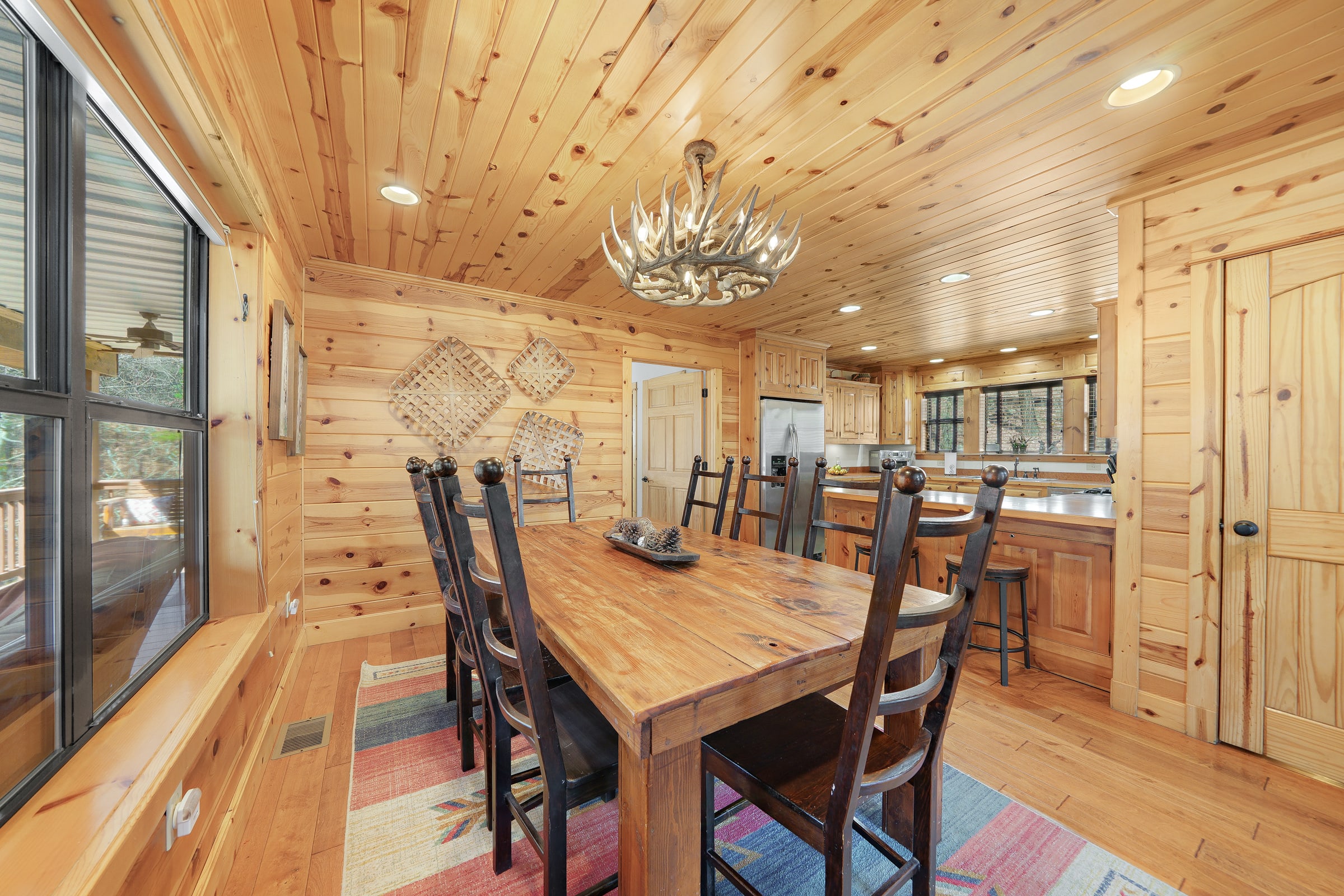 New! Creekside Cabin w/ Spa + Views, Sleeps 12!