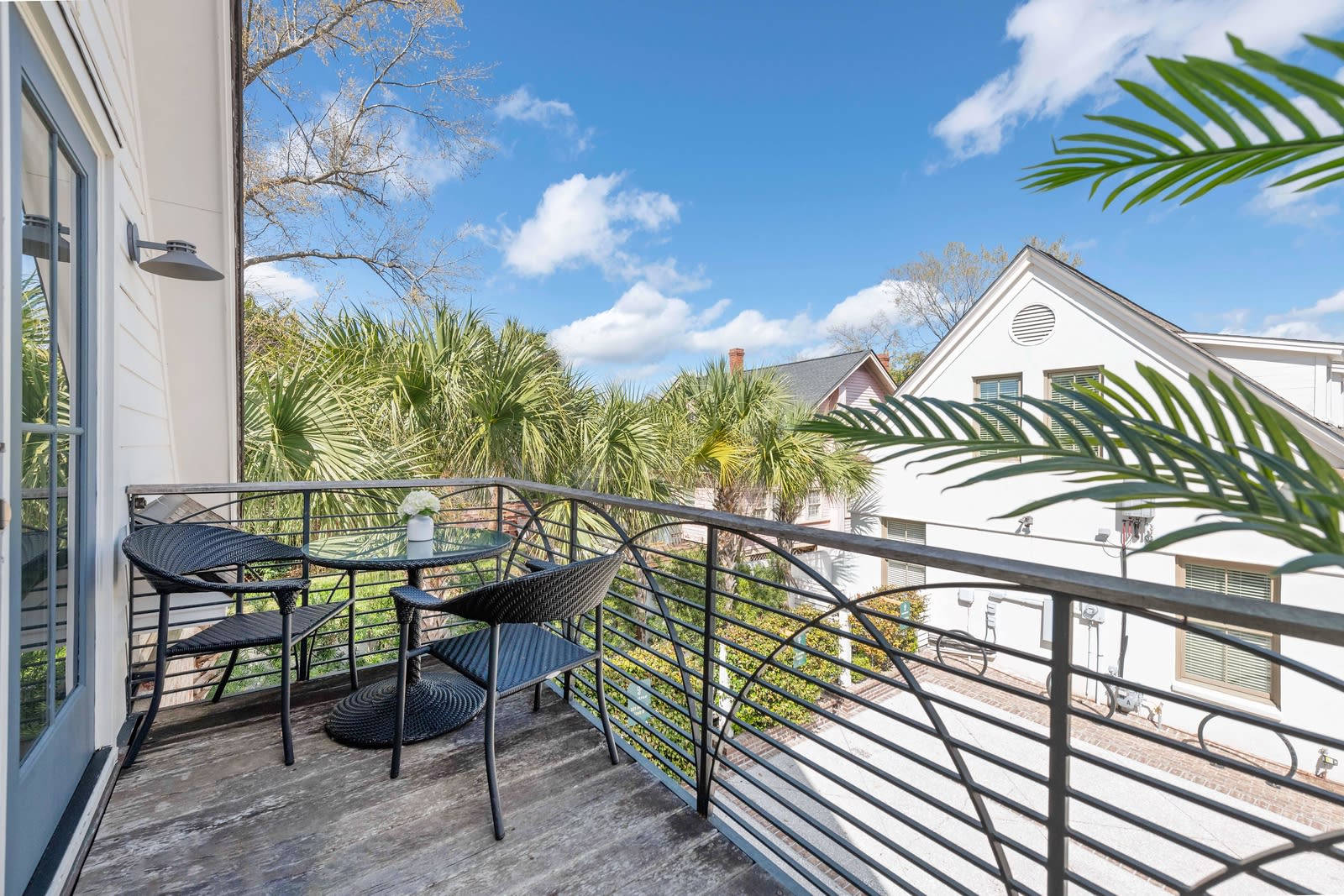 Enjoy the beautiful balcony overlooking the compound!