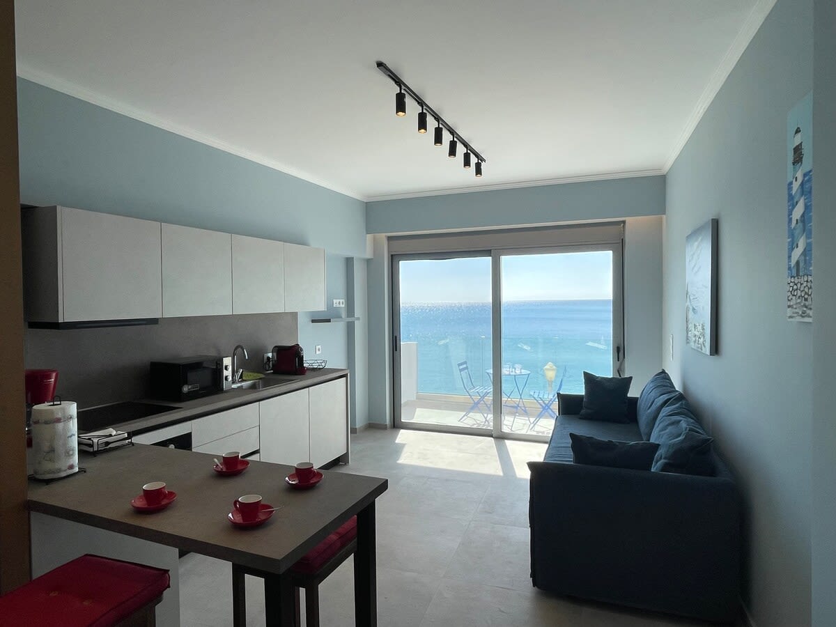 Charaki Sea Breeze Modern Studio with Sea View in Rhodes — photo 4