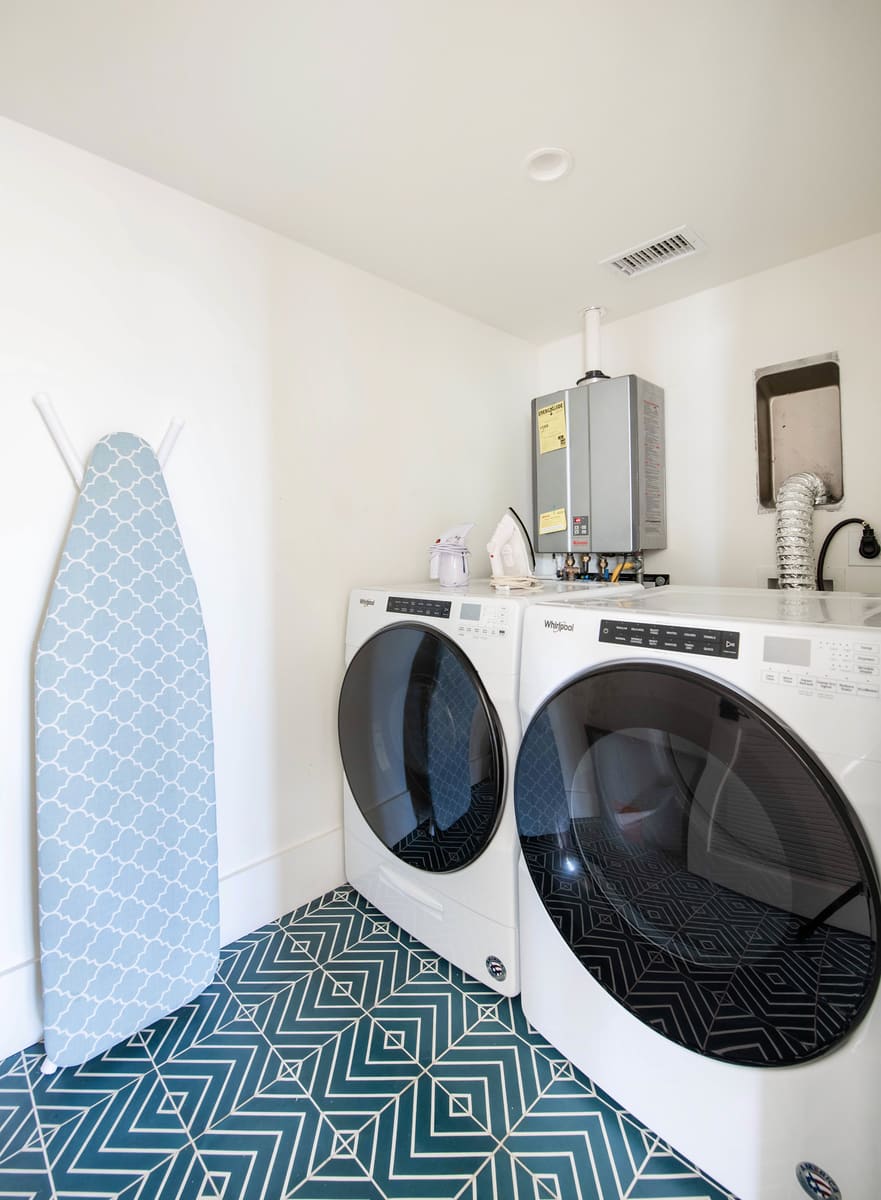 Washer + Dryer for your use!