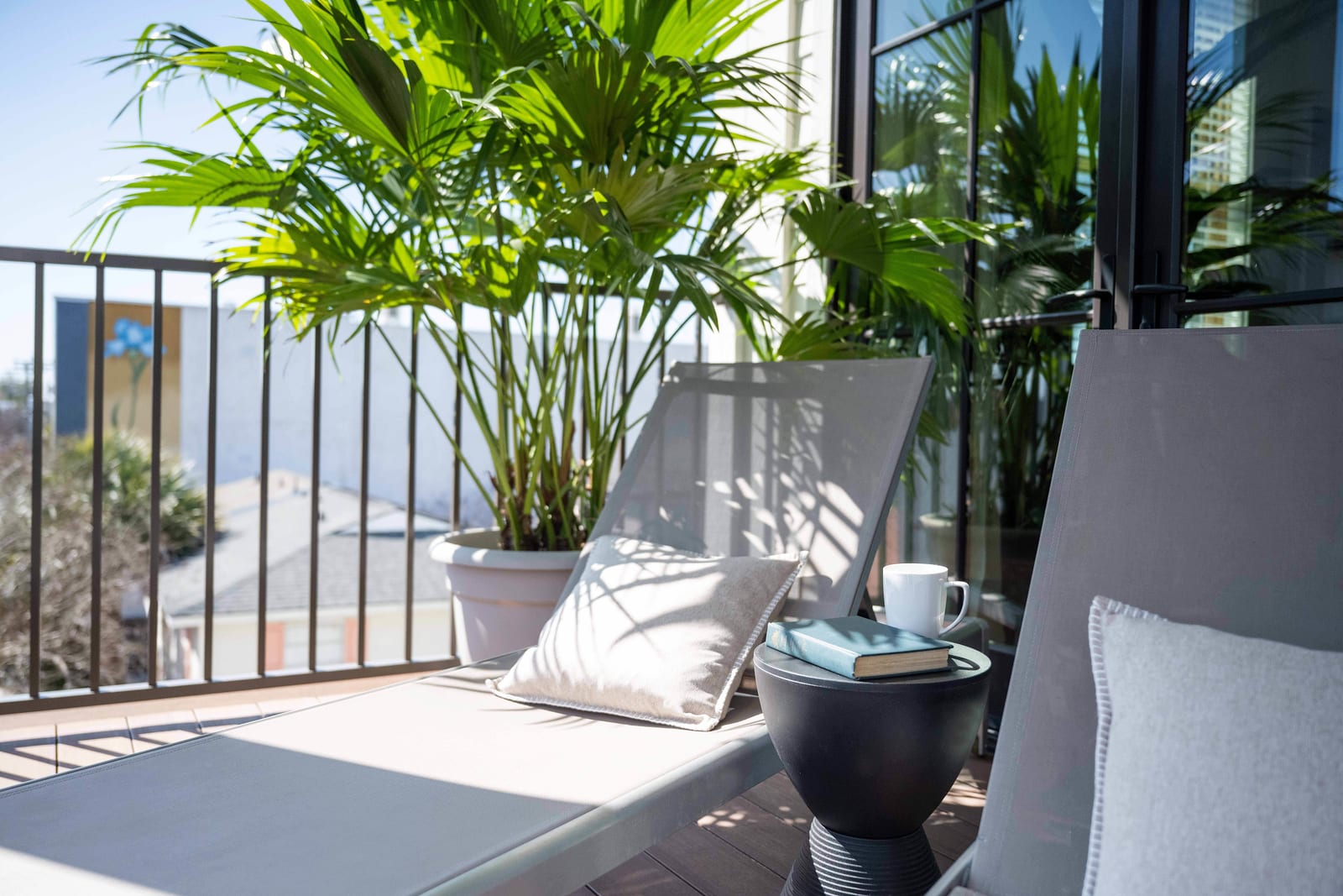 Plenty of room to relax on the outdoor porch with Ravenel Bridge views!