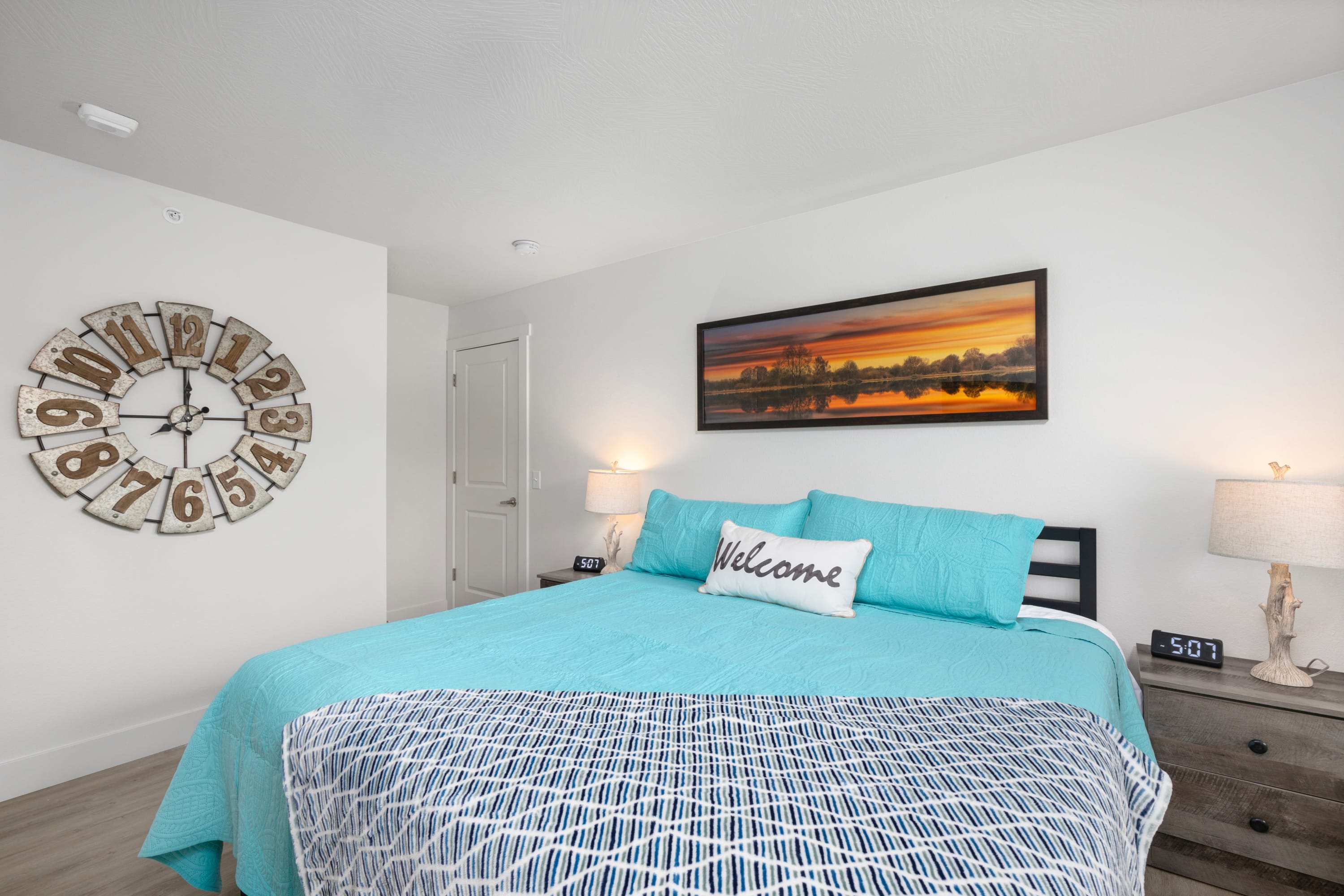 Enjoy charming décor touches throughout the condo.