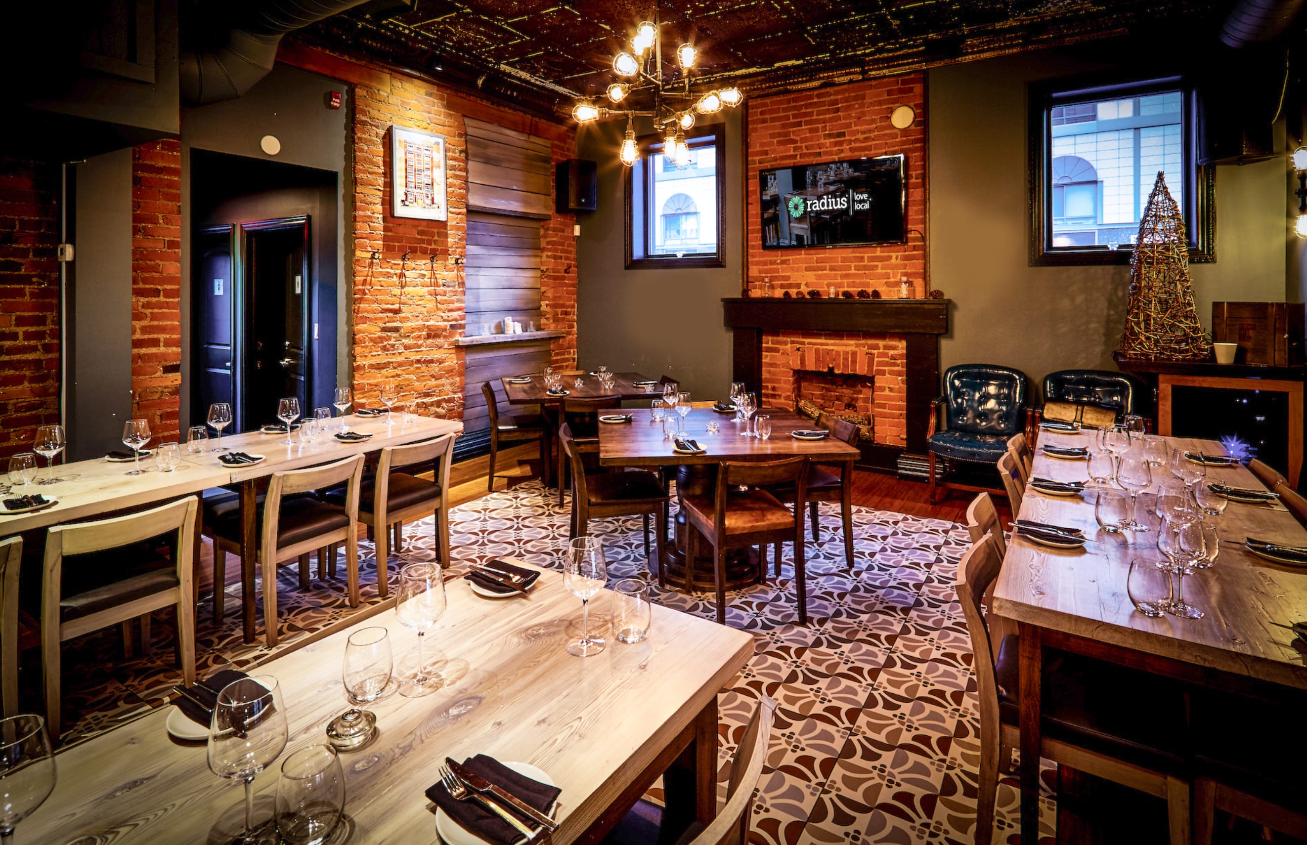 For a fine dining experience, try nearby Radius.