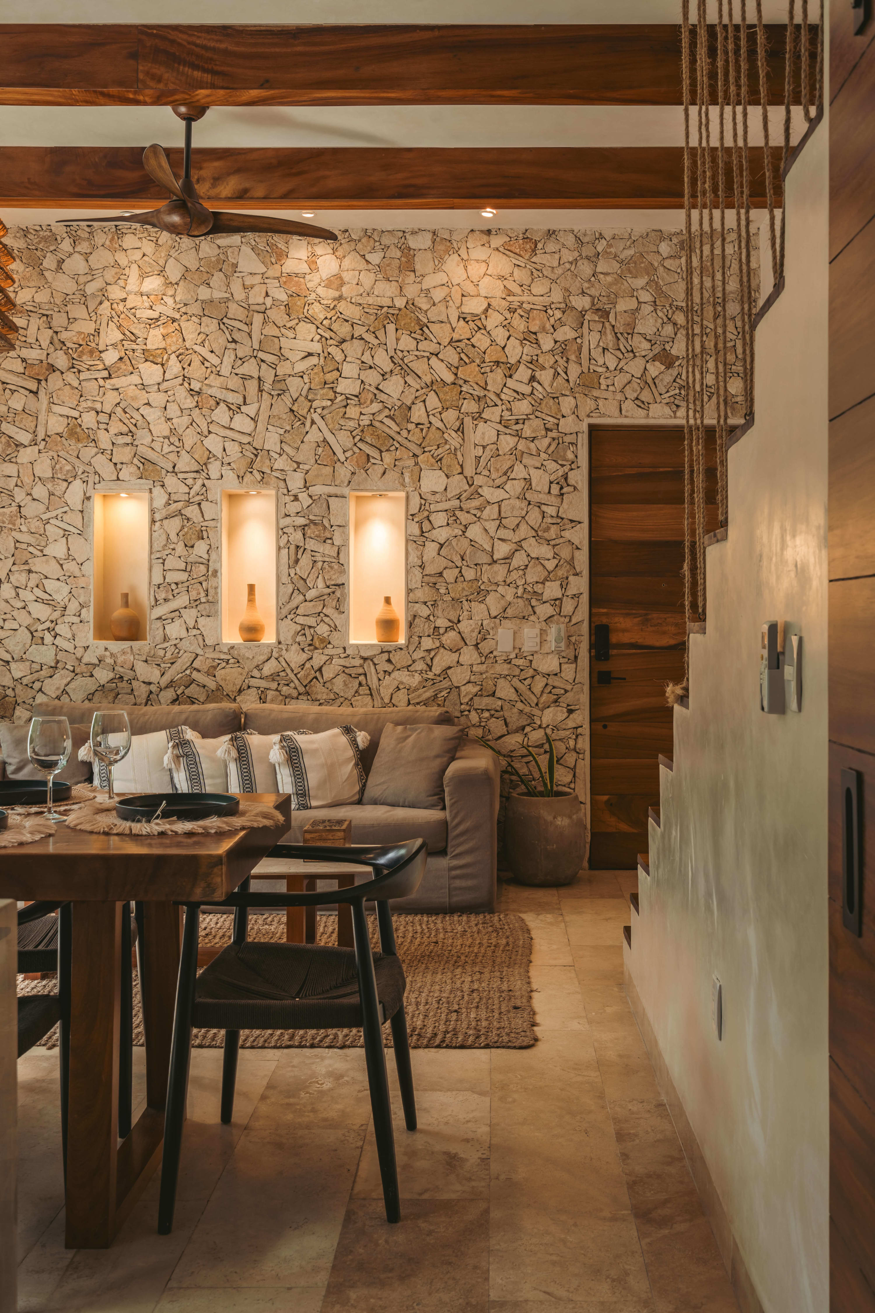 Ground floor dining and living room