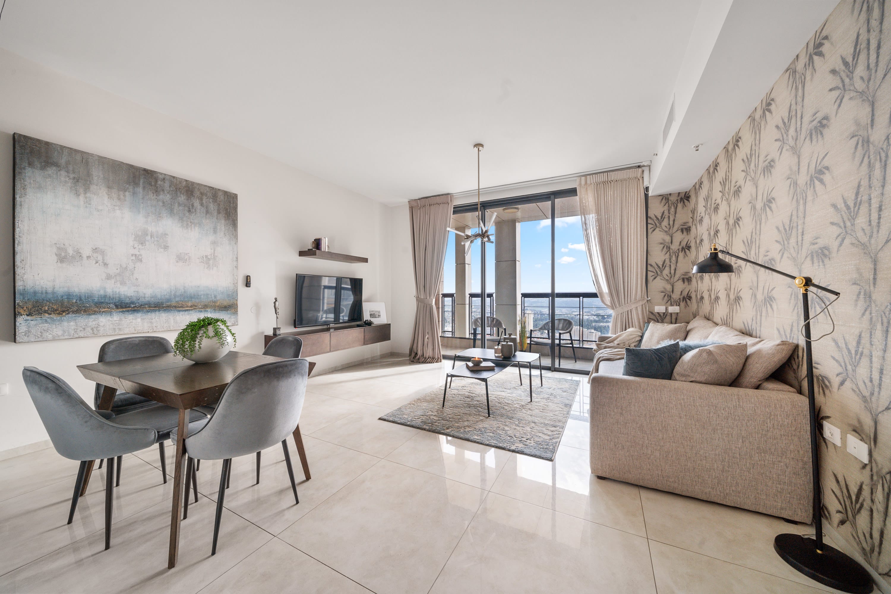 JTower - Magical 2BR Parking with amazing view, city center – vacation rental in City Center
