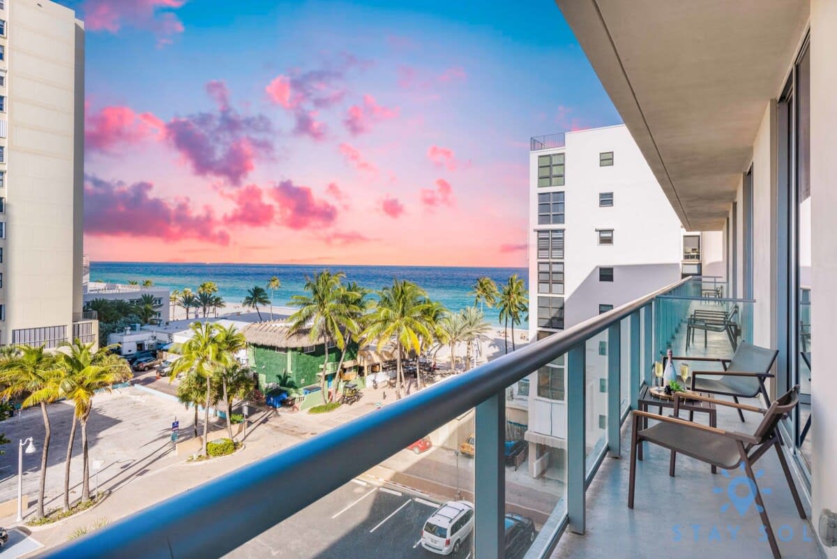 Rooftop Pool +Ocean View| Balcony|Hollywood Beach - Foto 1