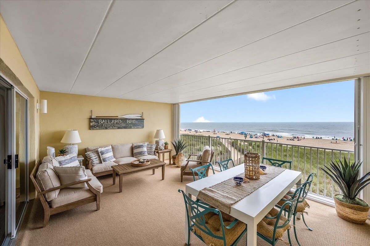 Two Bedroom Beachfront Condo with Awesome Balcony