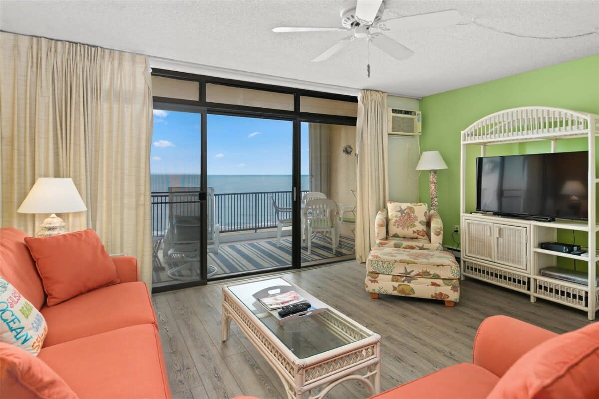One Bedroom Beachfront Condo with Great Views