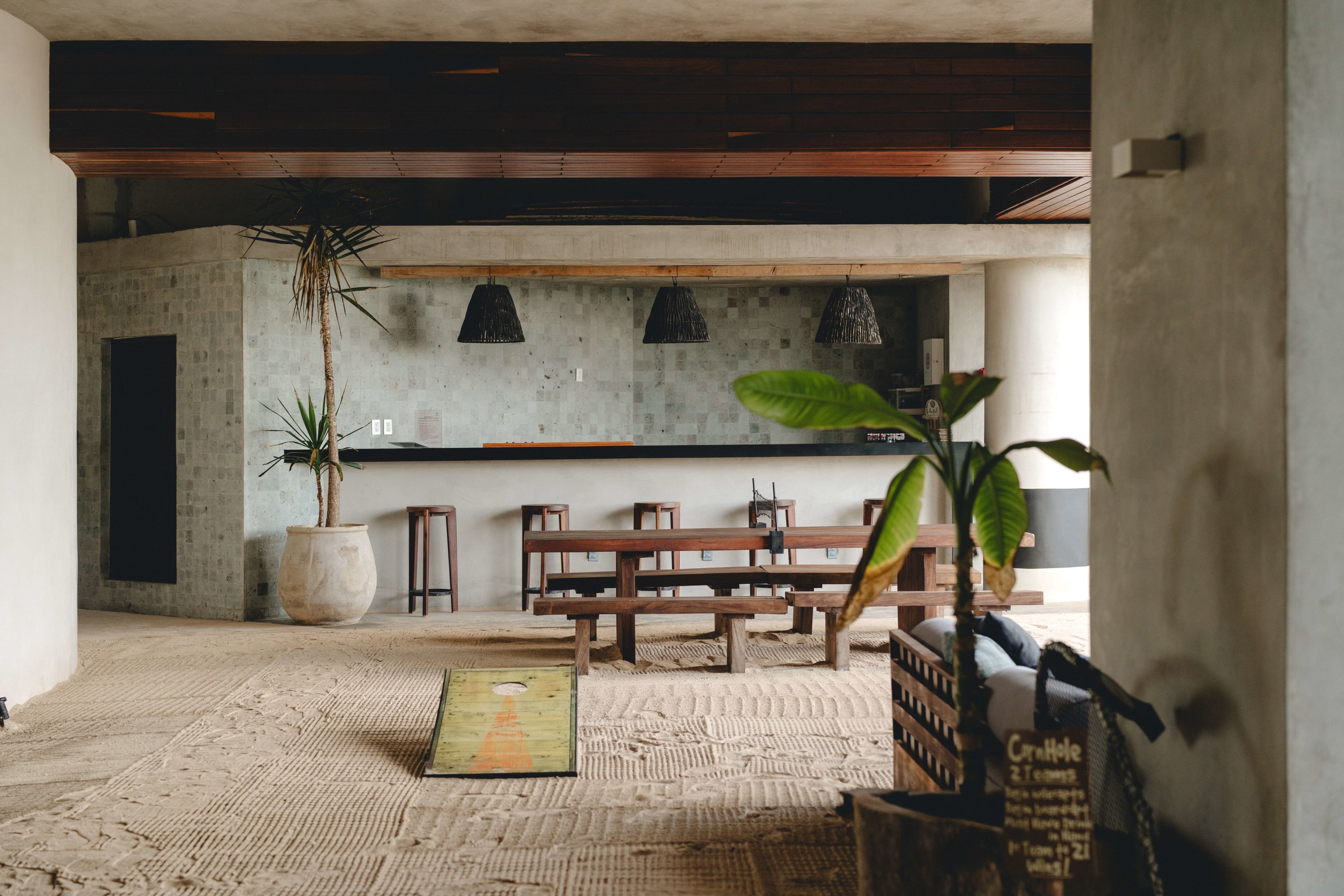 Shared space in the complex located on the ground floor